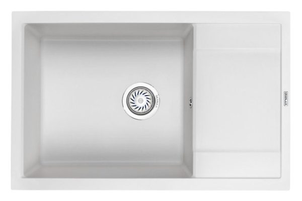 Inset sink with drainer GRANULA 7805 78x50x20 cm