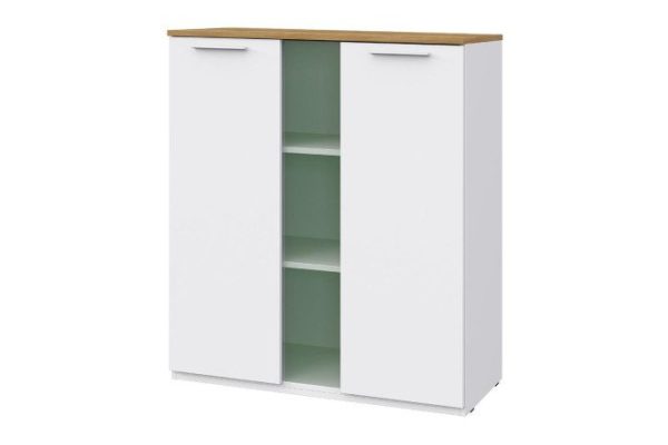 Chest of drawers with glass Altea 2-door