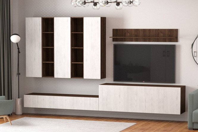 Furniture set Studio No. 7 expressive oak/northern wood