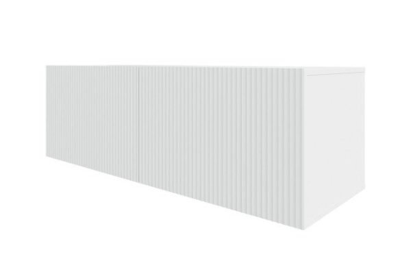 Cabinet Oscar Amelie 120x40 with doors, white / talc wave