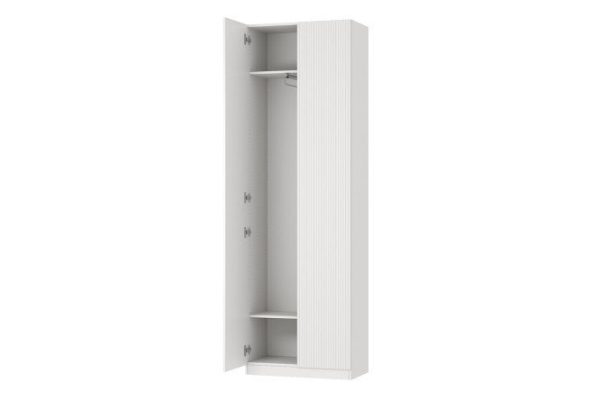 Wardrobe 2-door Oscar Amelie 100x236x40.6, white, talc