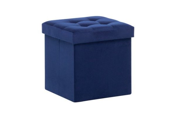 Folding pouffe Pluto with lid