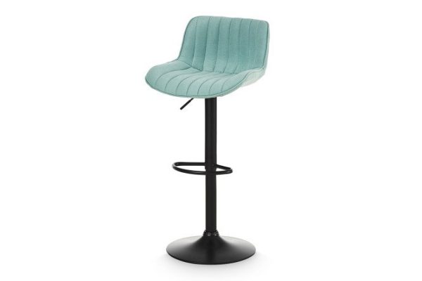 axoedq5in3afgxpf0q57q6k2ca9xcj04.jpg Bar stool Devo 49x84x48 cm, upholstery color light green, legs black