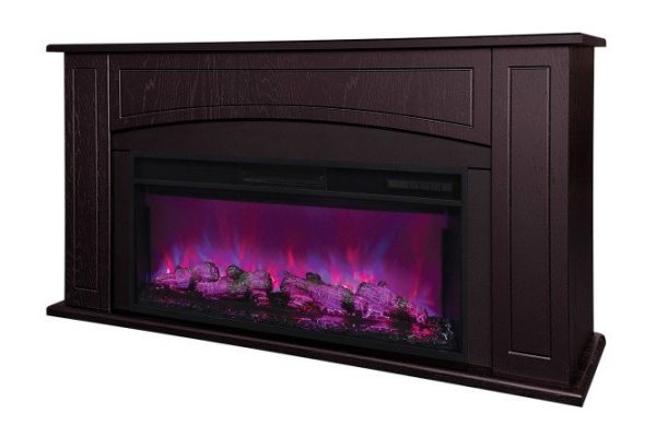 Fireplace set RealFlame Rostok 36 DN-F815 + JOKER-S 36, floor-standing