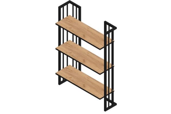 Rack 3-tier Sanflor Tetris 69x100x23 cm