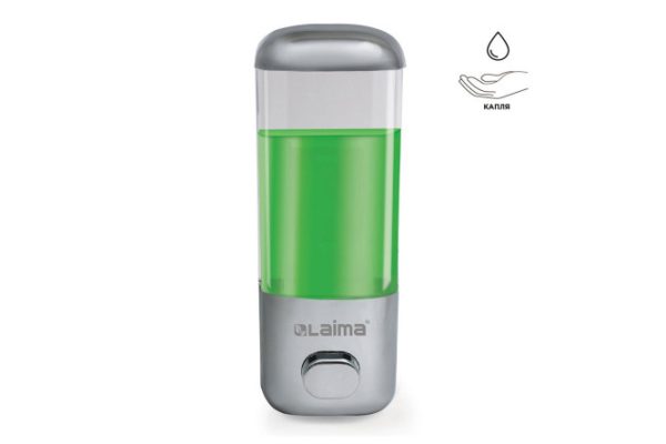 Laima 601793 wall-mounted liquid soap dispenser 500 ml, Plastic, screw fastening