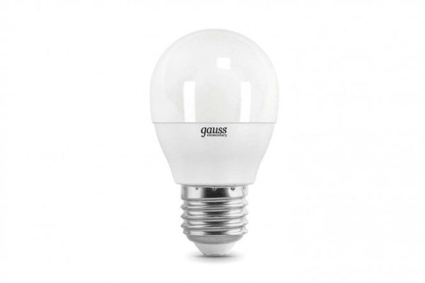 LED lamp Gauss Elementary 8W, E27, Cold light