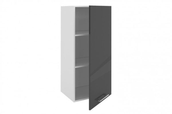 Front for Amika cabinet 57.6x204 cm, color black graphite