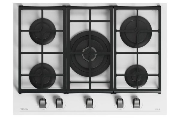 Gas hob Teka Urban GZC 75330 XBC white marble, white 70 cm