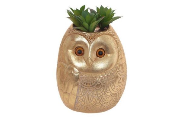 Decorative figurine Owl 11.5x17.5x11 cm