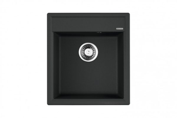 Inset sink OMOIKIRI Daisen 46-BL 4993614, black 46x51x19.5 cm