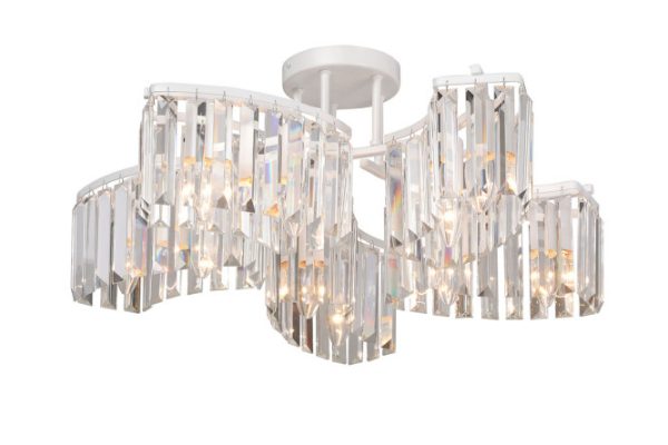 Chandelier V5884-0/10PL 30 sq.m., 66x26x66 cm, E14
