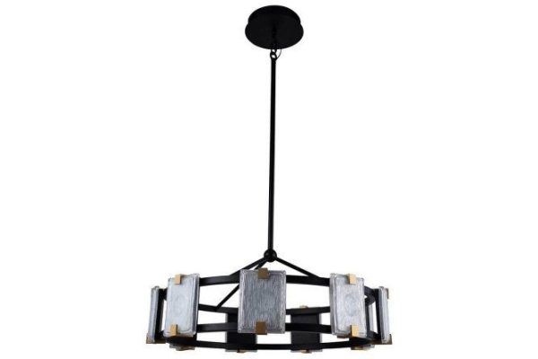 Hanging chandelier STILFORT Crown 18 sq.m., LED, 68 cm