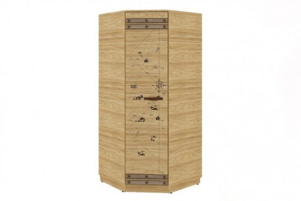 Corner wardrobe Corsair 79x180.9x79 cm