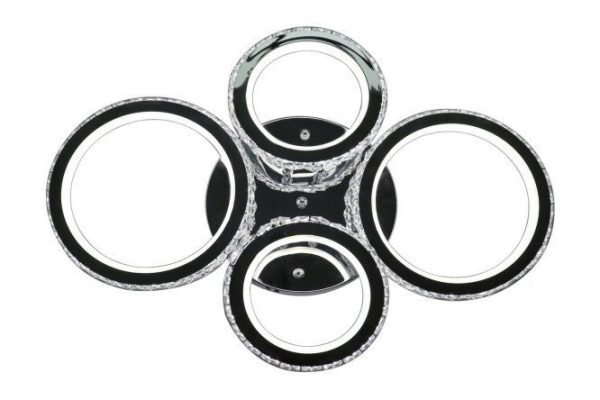 LED ceiling lamp Natali Kovaltseva Innovation style 25 sq.m., LED, 65 cm