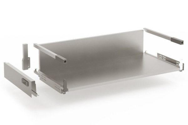 High cabinet drawer with push to open full extension Hettich InnoTech 76.8x14.4x47 cm