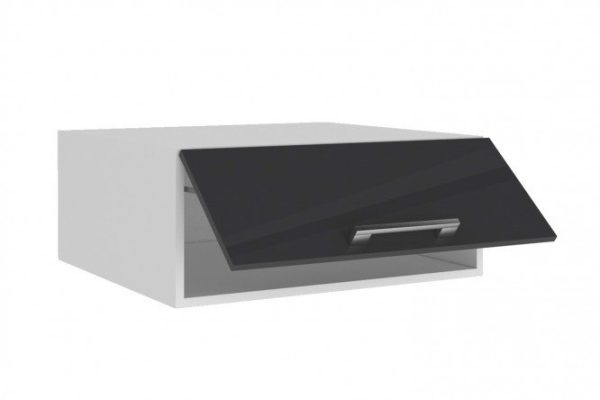 Front for Amika superstructure cabinet 60x24 cm, color black graphite