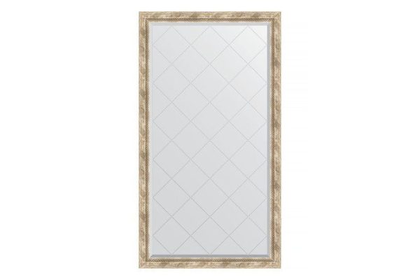 Wall mirror with engraving in a baguette frame EVOFORM BY 4392 Provence with weaving 93x168 cm