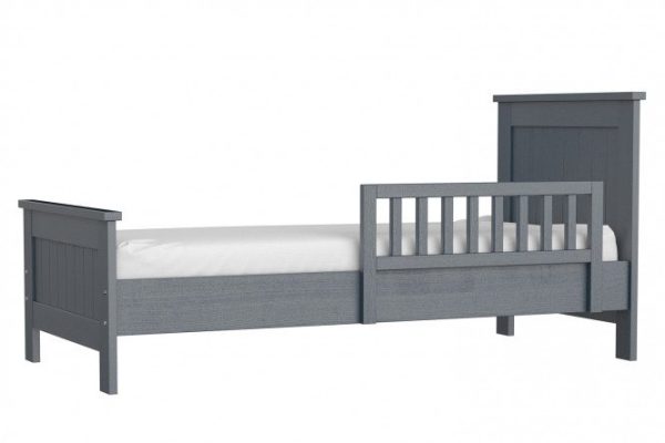 Teenage bed Provence kids 90x200 cm color gray