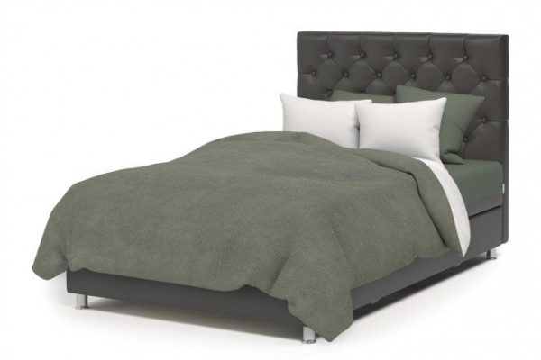 Ottoman with lifting mechanism Charmel color chocolate, brown 140x198 cm