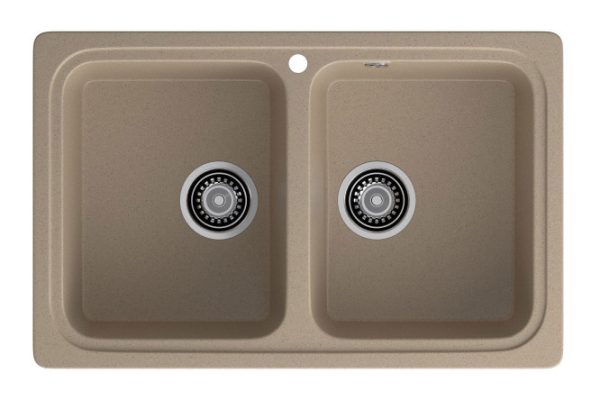 Inset sink GRANFEST Standart GF-S-780K 78x51x20 cm