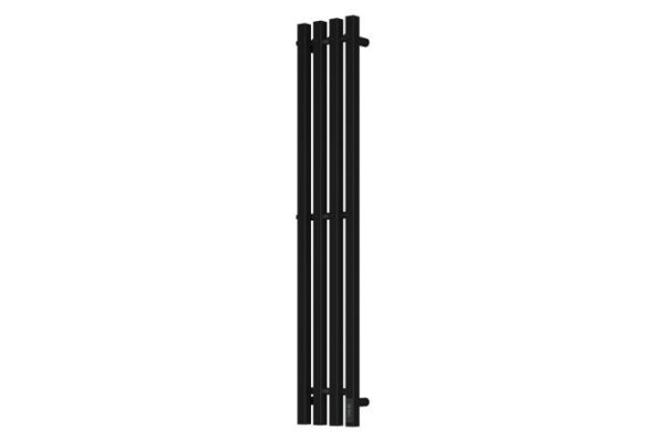 Electric heated towel rail POINT Hermes P3, black PN13832B 21x119x9.5 cm