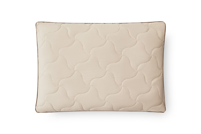 Pillow with bumper MICASA Camel hair 50x70 cm, Camel wool