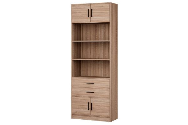 b42ysigt3jvt7a736j4cy1wwix74ewhb.jpg Rack with 4 doors and 2 drawers Liberty oak Sonoma