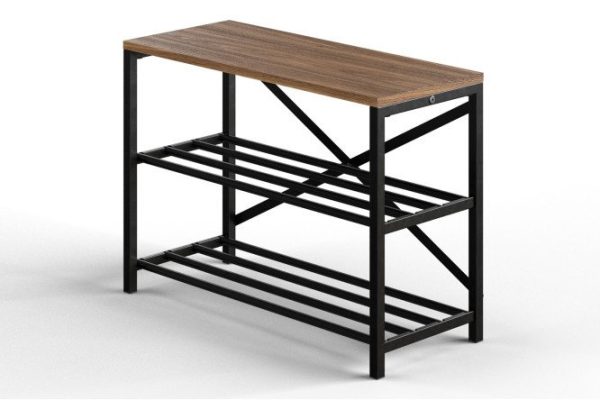 Shoe rack with 3 shelves Gutta 69x50x29 cm