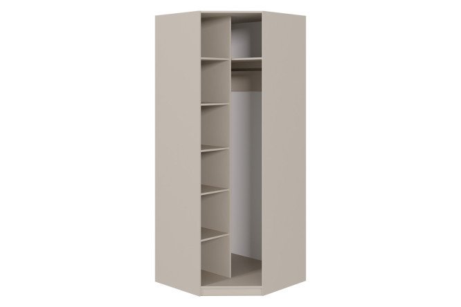 Corner cabinet body Oscar 95.1x236x95.1 cm, beige