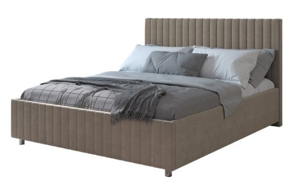 Bed with Vivaldi lifting mechanism color gray-beige 140x200 cm