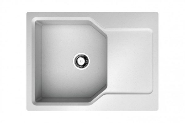 Inset sink with drainer OMOIKIRI Yonaka 65-PA 4993344, pastille 65x51x19 cm