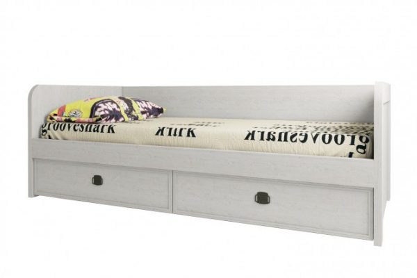 Magellan bed 90x200 cm color pine vintage