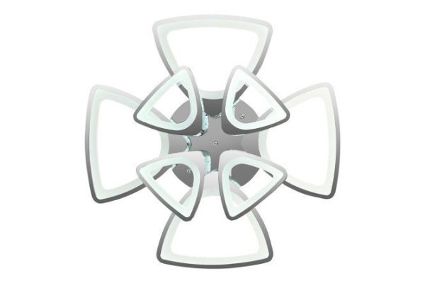 LED ceiling lamp Natali Kovaltseva Innovation style 30 sq.m., LED, 68 cm