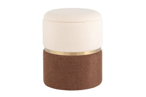 Pouf with drawer Carrie