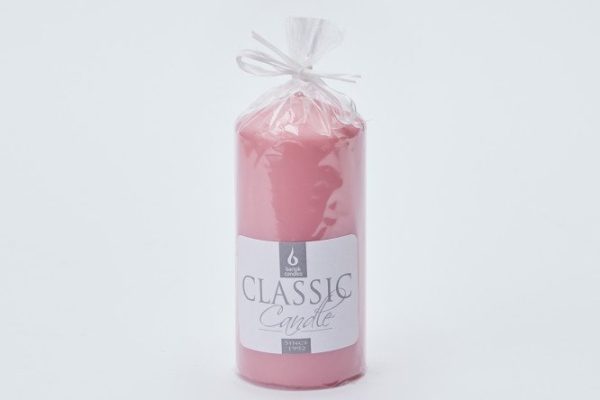 Velvet candle 15 cm, 1 pc.