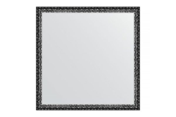 Wall mirror in a baguette frame EVOFORM blackened silver 60x60 cm