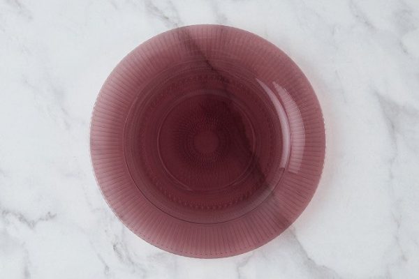 Dinner plate Luminarc Louise Lilac Glass, 25 cm