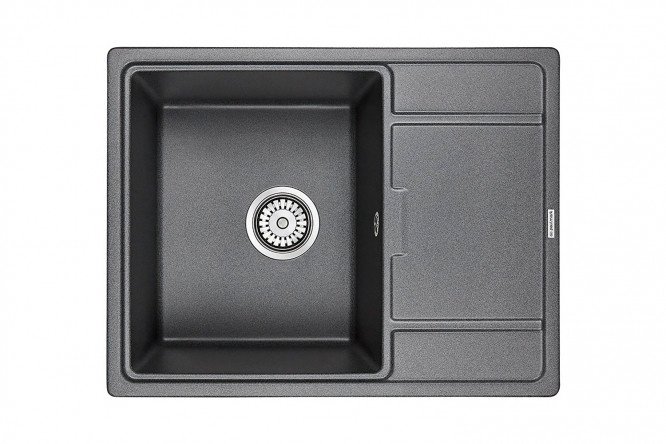 Inset sink with wing PAULMARK Weimar PM216550-DG 65x50x20 cm