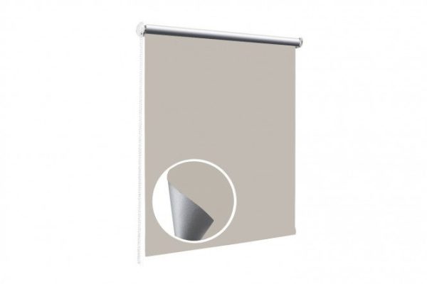 Roller blind Blackout beige color, 88x170 cm