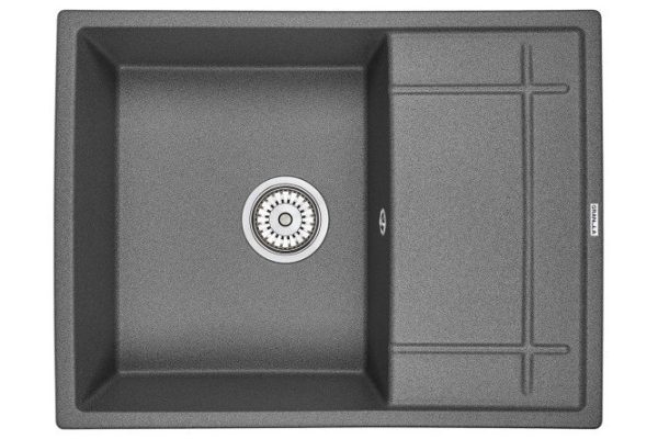 Inset sink with drainer GRANULA Granula 6501 65x49.5x20 cm