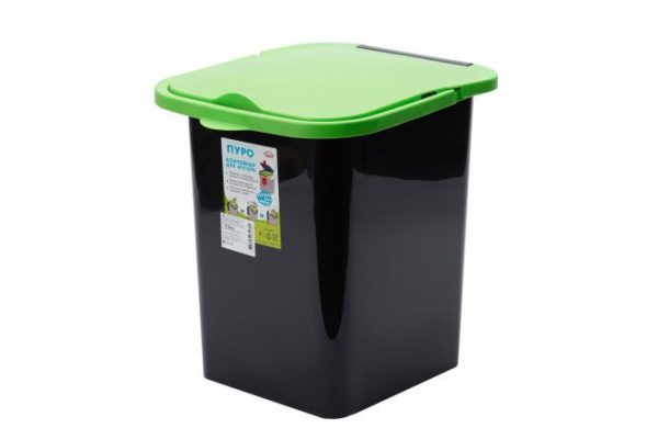 Garbage container Puro 29.5x35x34.5 cm, 18 l
