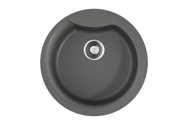 Inset sink OMOIKIRI Yasugata 48R-PL 4993212, platinum 48.5x48.5x21 cm