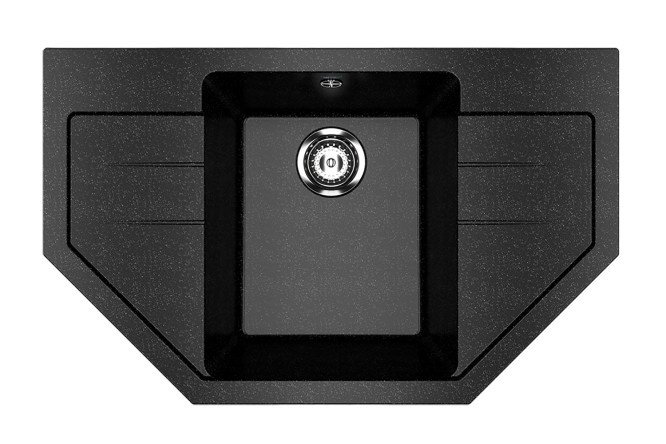 Inset sink with drainer ULGRAN u-609 308 79x49x20 cm