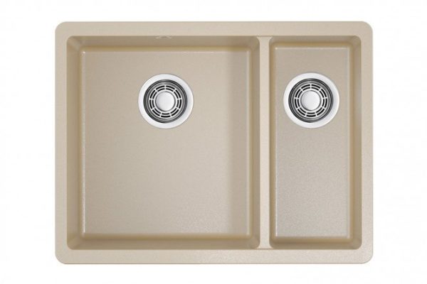 Inset sink OMOIKIRI Kata 55-2-U-SA 4993421, beige 55x42x20 cm