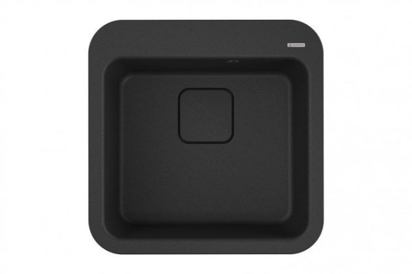 Inset sink OMOIKIRI Tasogare 51-BL 4993742, black 51x51x19 cm