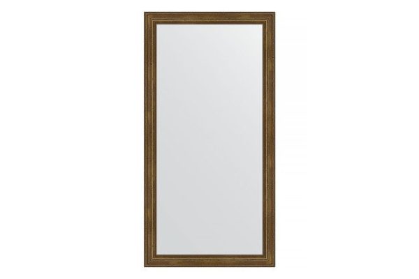 Wall mirror in a baguette frame EVOFORM dry reed 63x113 cm