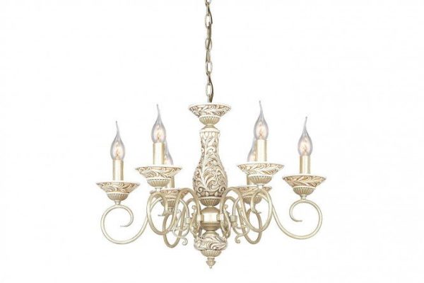 Hanging chandelier FAVOURITE Gesso 18 sq.m., 62x140x62 cm, E14