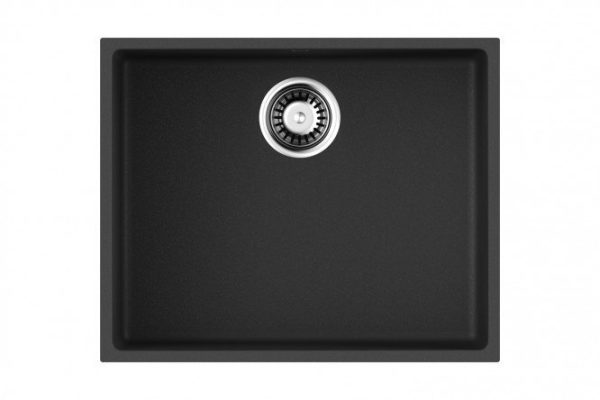 Inset sink OMOIKIRI Bosen 54-U-BL 4993161, black 54x44x20 cm