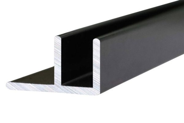Corner strip for panels SOYUZ 1050 600 mm, black